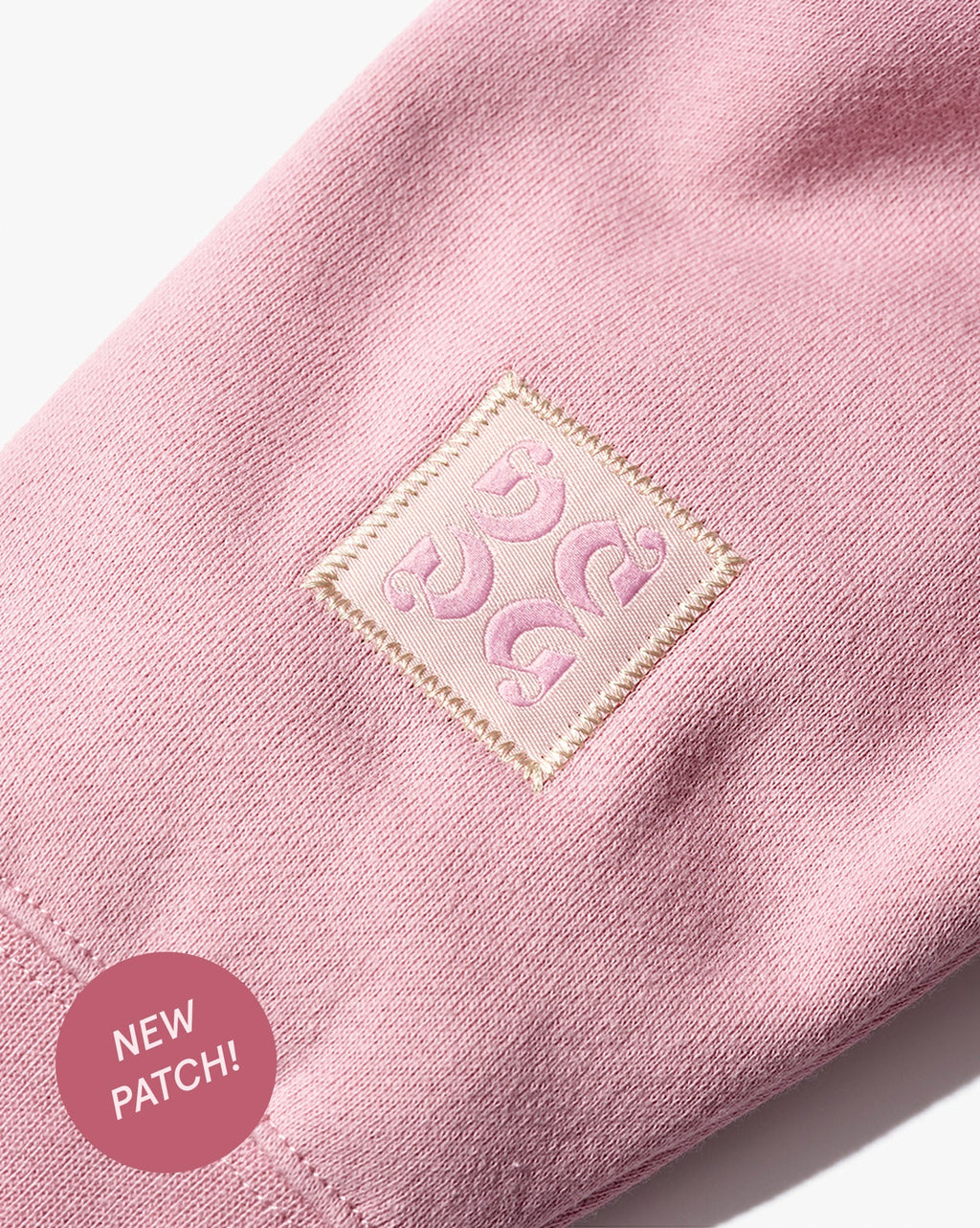SRC_616CD20B4B41DEE9 Embroidered Pink Hoodie