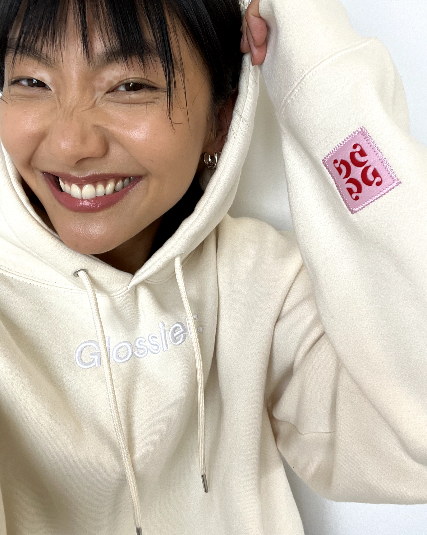 SRC_F46A14790A4CE073 Limited Edition Embroidered Cream Hoodie
